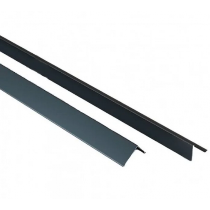 Профіль ALLUX пристінний L : 22x22x3000 мм чорний